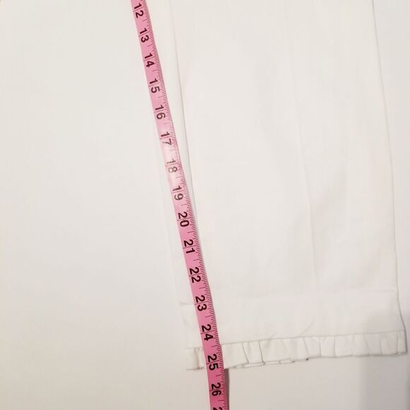 Alfani White Slim Leg‎ Tummy Control Pants Size 14 - Picture 12 of 14